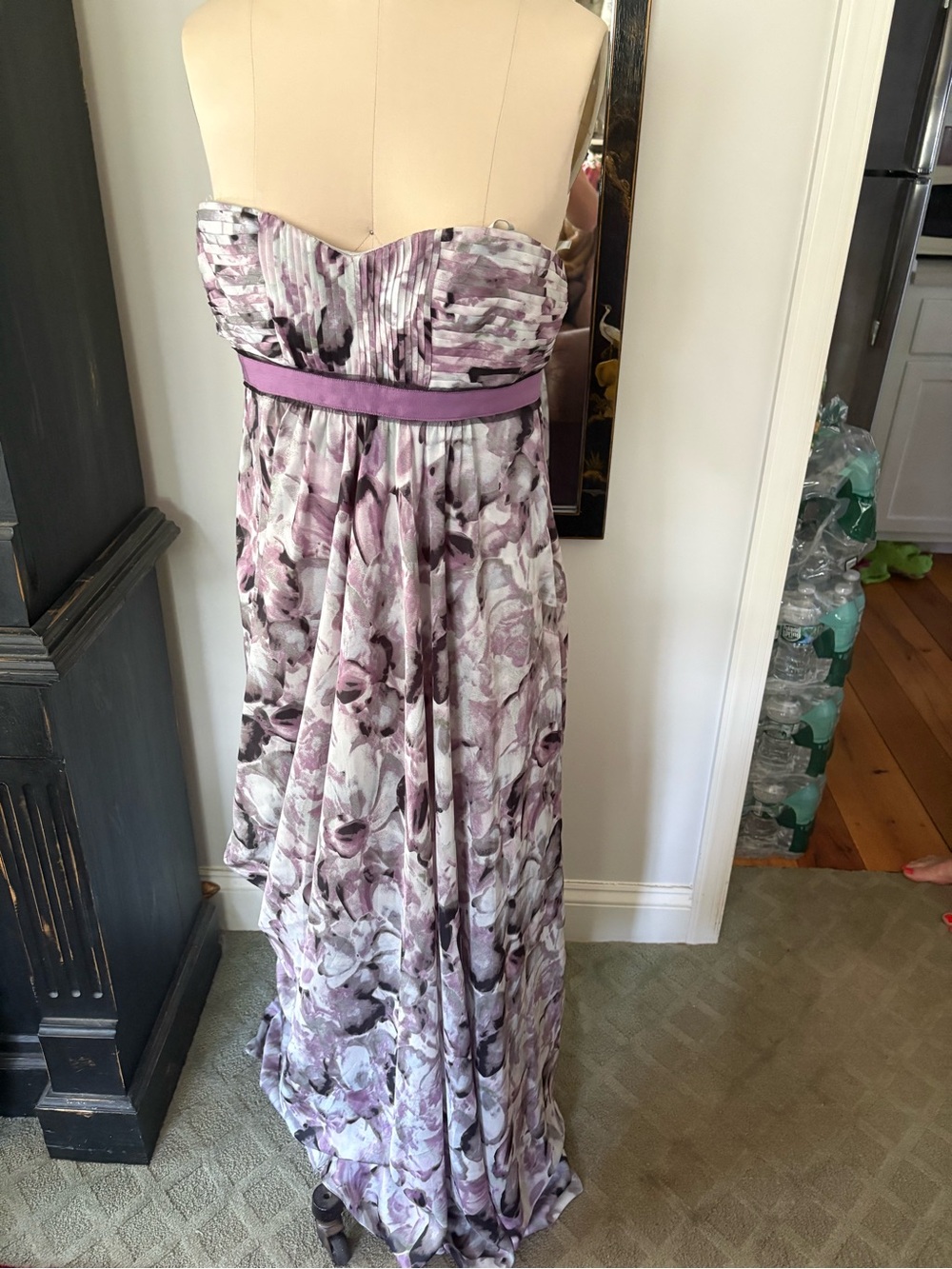 BCBGMAXAZRIA strapless maxi dress Sz 6